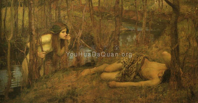 A Naiad - 约翰·威廉姆·沃特豪斯